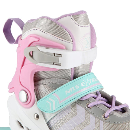 4in1 (rullaluistimet) NILS EXTREME NH18192, pink-mint, L (39-43)