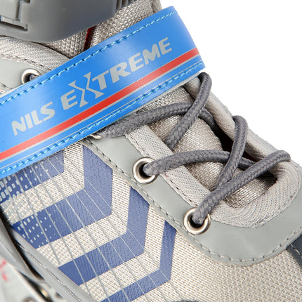 4in1 (rullaluistimet) NILS EXTREME NH18192 rullaluistimet/jääkiekkoluistimet, harmaansininen, M (34-38)