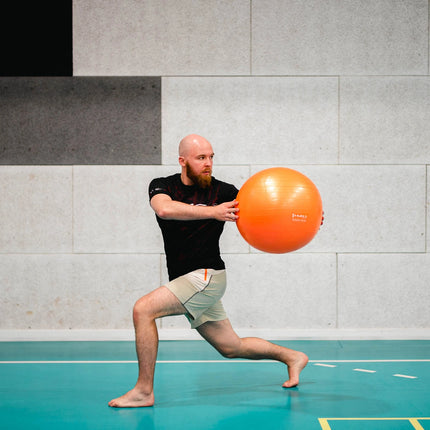 Voimistelupallo HMS YB02N Gym Ball 55 cm, oranssi