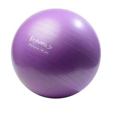 Voimistelupallo HMS YB02N Gym Ball 65 cm, violetti