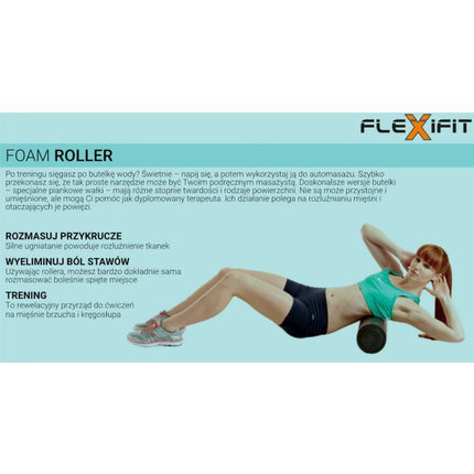Foam Roller 45cm Flexifit hierontarulla