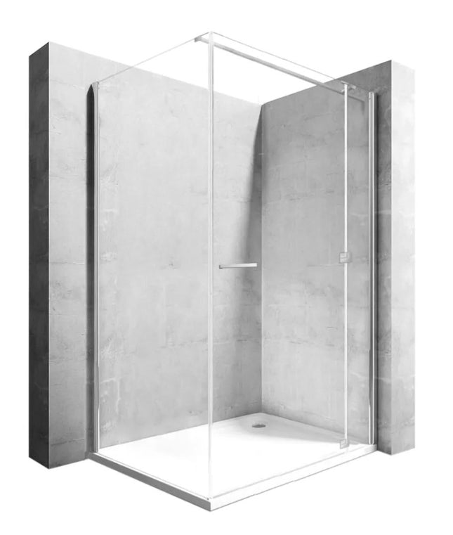 Rea Uno Line suihkukaappi 80x100 – Musta