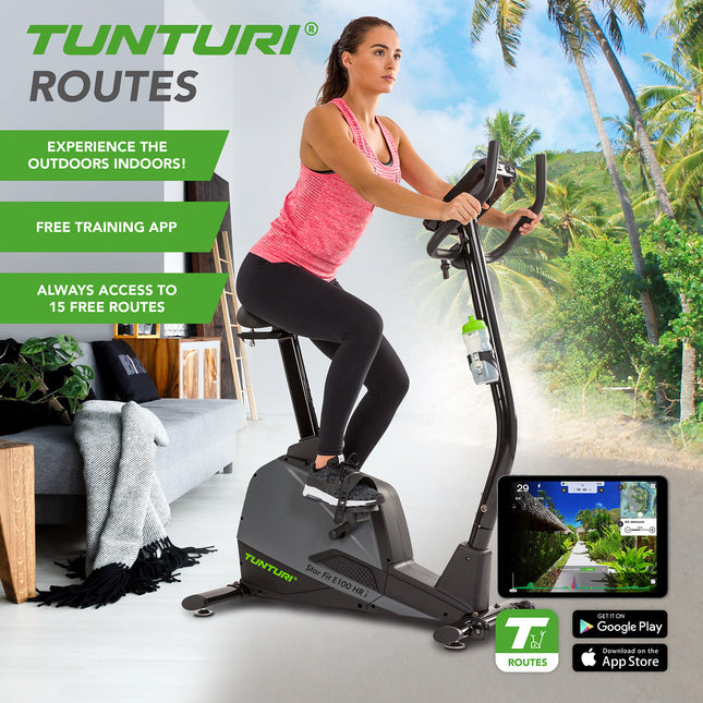 Kuntopyörä TUNTURI Star Fit E100 HR I+