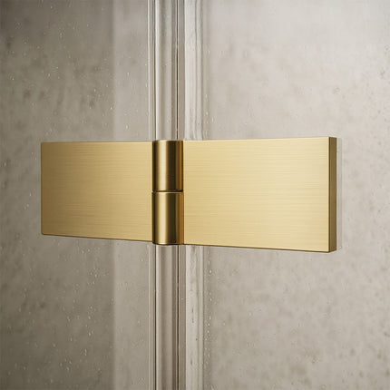Rea suihkukaappi Rea Atlas 80x80 Brush Gold – Kulta