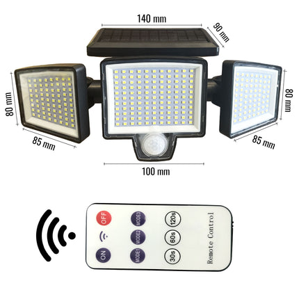 Lamppu aurinko-LED P60262 – Musta