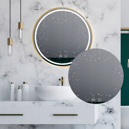 LED SEINÄPEILI 80cm MMJ BRUSH GOLD – Kulta
