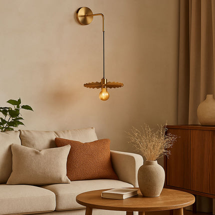 SEINÄVALAISIN SEINÄVALAISIN APP1356-1W Old Gold 30 cm – Kulta