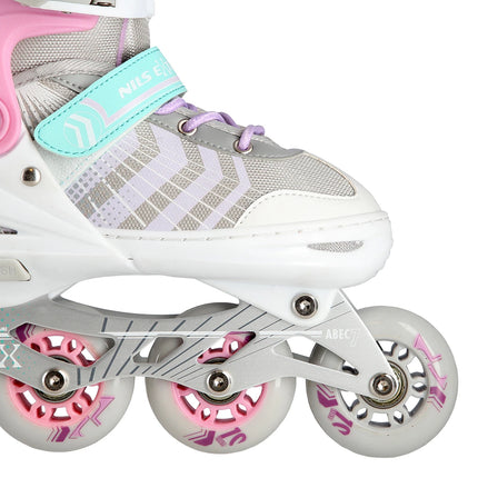 4in1 (rullaluistimet) NILS EXTREME NH18192, pink-mint, L (39-43)