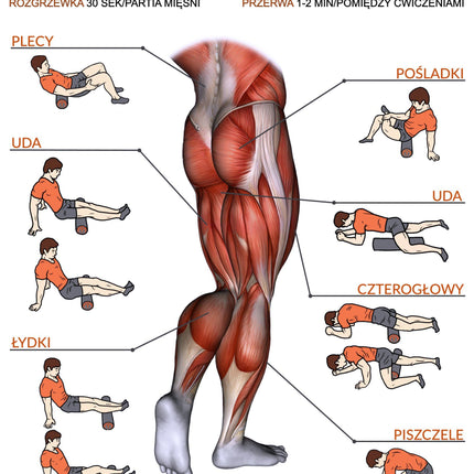 Foam Roller 45cm Flexifit hierontarulla