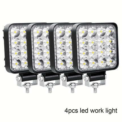 LED-työvalo  2/4 kpl – ultrakapea 12/24V