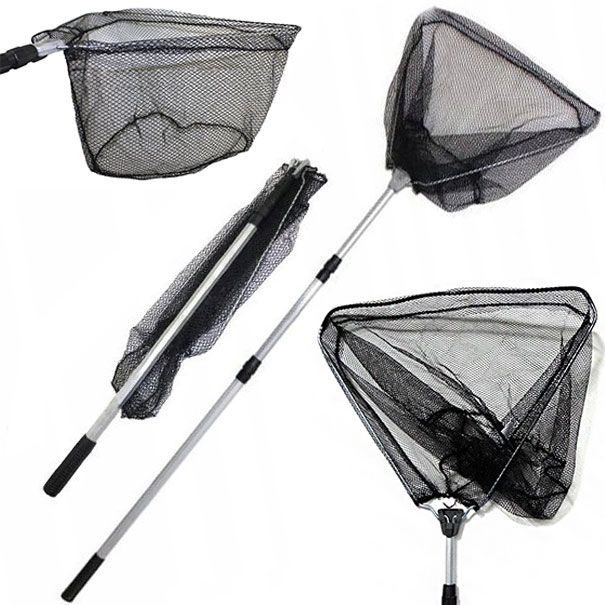 Bluegarden kokoontaitettava teleskooppinen laskuverkko 190cm