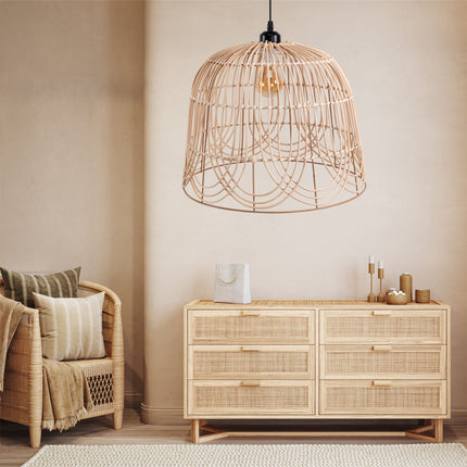 NATURAL BOHO RIIPPUVAT KATTOVALAISIN APP1352-1CP 40 cm – Musta