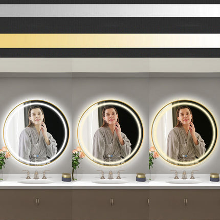 LED SEINÄPEILI 90cm MMJ BRUSH GOLD – Kulta
