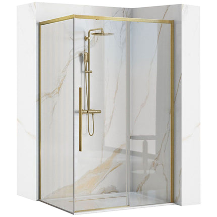 SOLAR GOLD Brush suihkukaappi 120x90 – Kulta