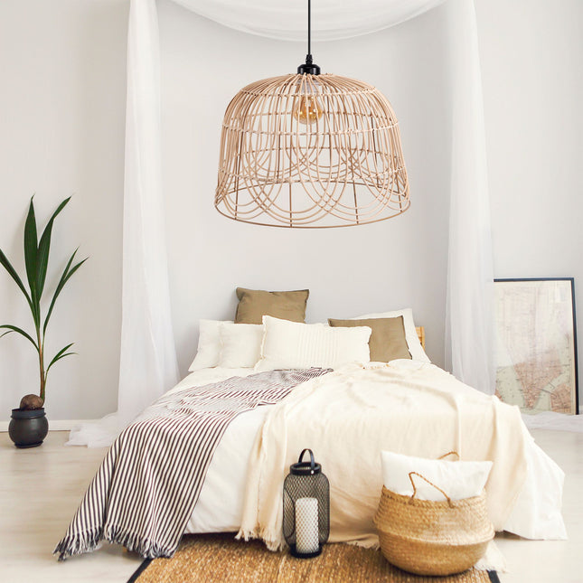 NATURAL BOHO RIIPPUVAT KATTOVALAISIN APP1351-1CP 30 cm – Musta