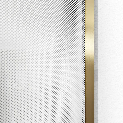 Rea Aero Ombre Gold Brush/White 90 suihkuseinä – Valkoinen