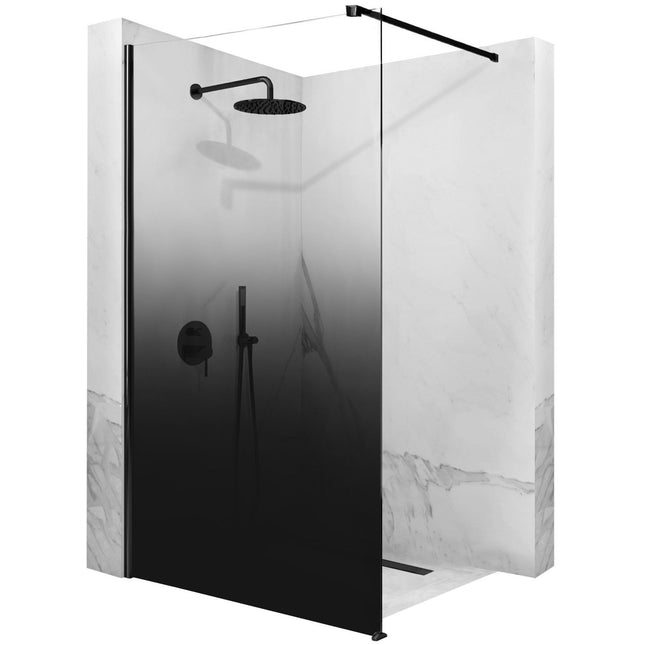 Rea Aero Ombre Black/Black 120 suihkuseinä – Musta