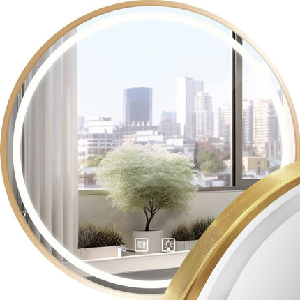 LED SEINÄPEILI 60cm MMJ BRUSH GOLD – Kulta