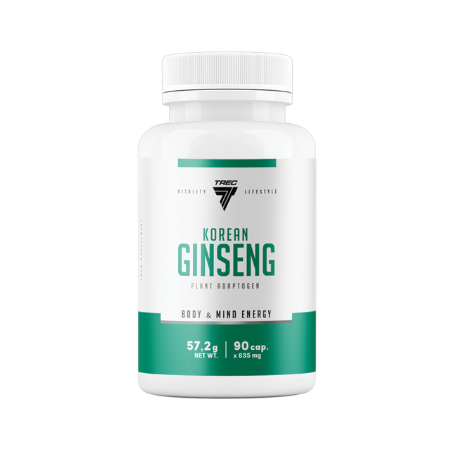 Adaptogen TREC KOREAN GINSENG, 90 kapselia
