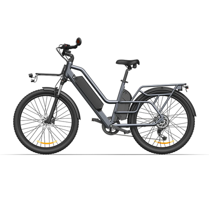 Sähköpyörä ADO Oasis 260T, 26" harmaa