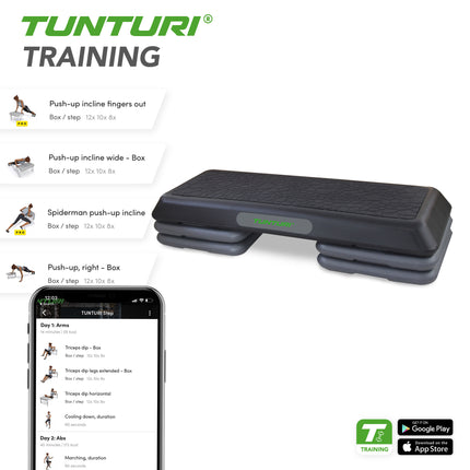 Aerobinen stepperi TUNTURI Aerobic Power Step