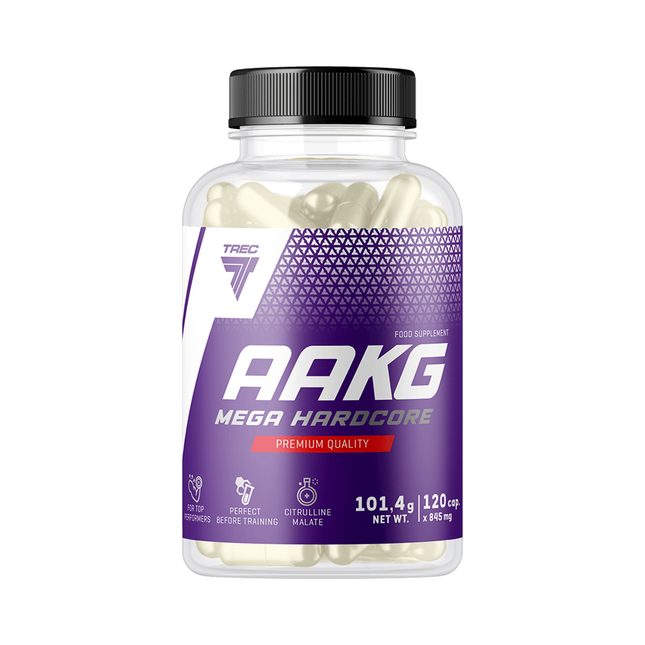 Aminohappo maksalle TREC AAKG MEGA HARDCORE 120 kapselia