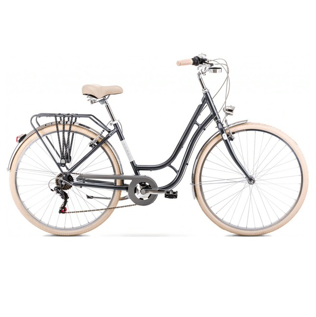 Polkupyörä ROMET Luiza Eco, harmaa (M)