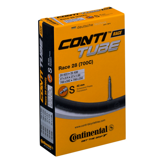 Sisäputki CONTINENTAL Tube Race 28 Valve Presta 18/25-622/630