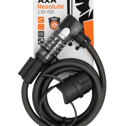 Kaapelilukko AXA RESOLUTE C10-150, koodilla