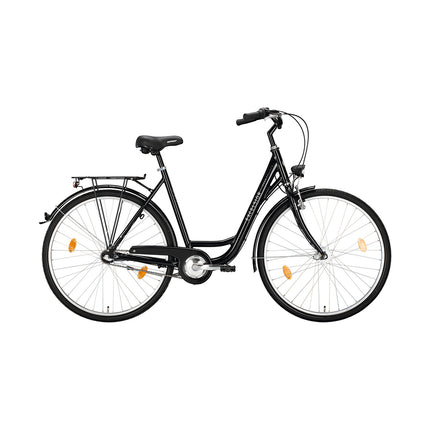 Naisten pyörä EXCELSIOR Road Cruiser Alu, 28", 7k, musta (M)