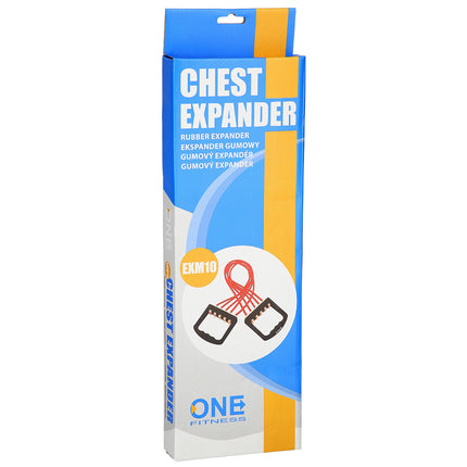 Expander-kumi kahvoilla ONE FITNESS EM10, punainen