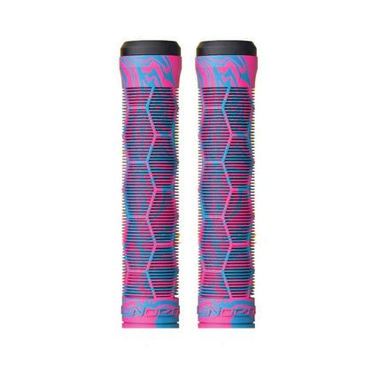 Kahvat Fuzion Hex Pro Scooter Grips Pinkki/sininen