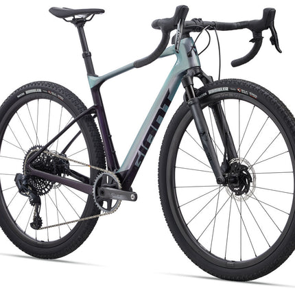 Gravel pyörä GIANT Revolt X Advanced Pro 0, Airglow/Blackherrant (L)