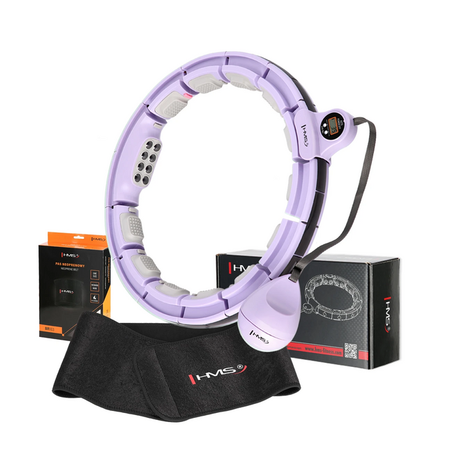 Hula kehä magneetilla, paino, lukija ja BR163 vyö HMS HHM13, violetti