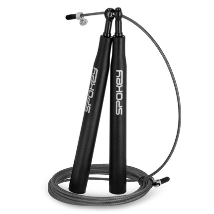 Hyppynaru SPOKEY X-Rope Midd, teräs, musta