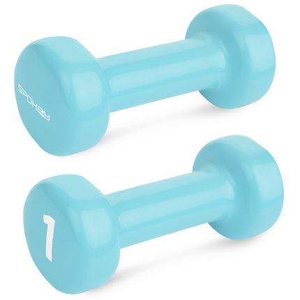 Käsipainot SPOKEY Muoto 2x1 kg, sinivihreä