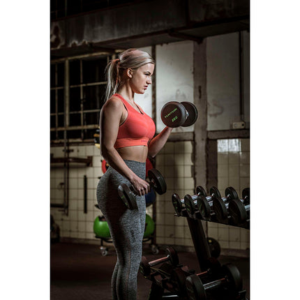 Käsipainot TUNTURI PU Pro käsipainosetti 2-12kg (10prs, 132kg)