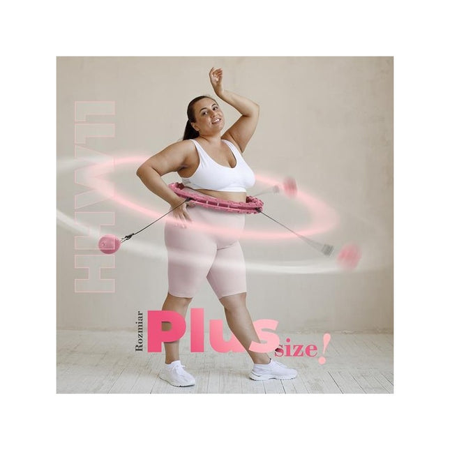 Hulavanne painolla ja vyöllä HMS HHW11 Hulavanne, pinkki