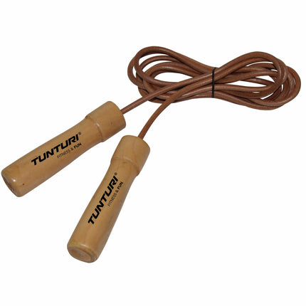 Hyppynaru TUNTURI Jumprope Leather Pro