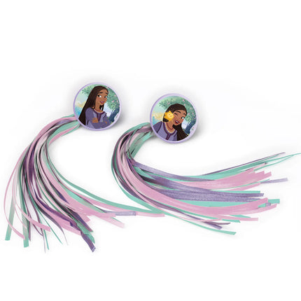 Pyöräkoristeet Wish, vihreä-vaaleanpunainen-violetti