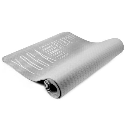 Joogamatto SPOKEY Hamsa II, 180x60 cm, harmaa