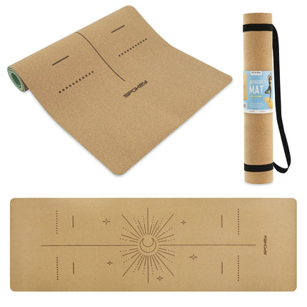 Joogamatto SPOKEY Savasana, korkki