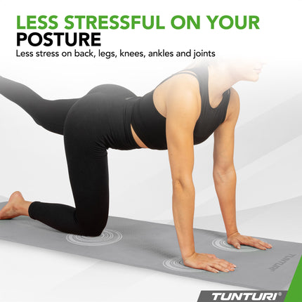 Joogamatto Tunturi Yogamat 8mm, harmaa