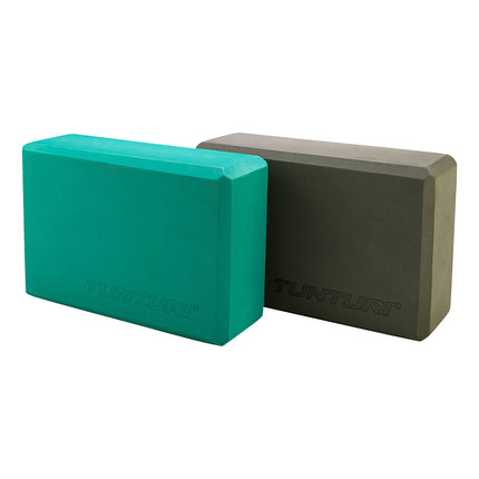 Joogalohko TUNTURI Yoga Block, turkoosi
