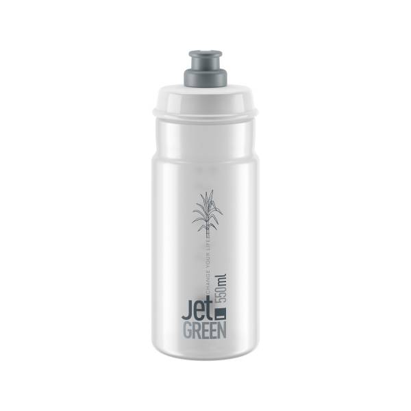 Juomapullo ELITE Jet Green, kirkas harmaa 550ml