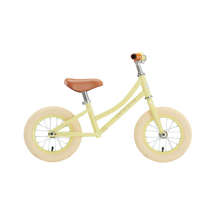 Juoksupyörä EXCELSIOR Retro Runner, 2-4 vuotiaille, 12", keltainen