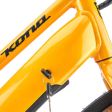 Sähköpyörä Kona Coco HD, kiiltävä metallinkeltainen (L)