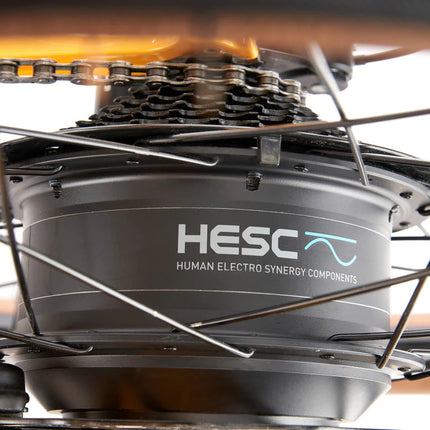 Sähköpyörä Kona Coco HD, kiiltävä metallinkeltainen (L)