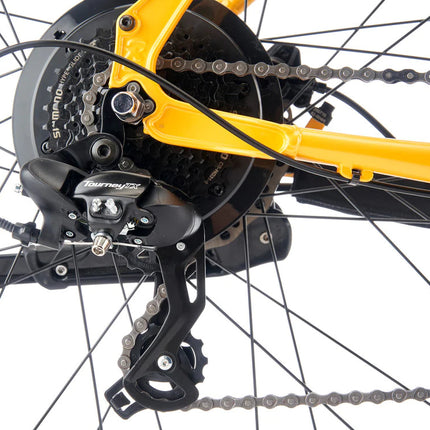 Sähköpyörä Kona Coco HD, kiiltävä metallinkeltainen (S)