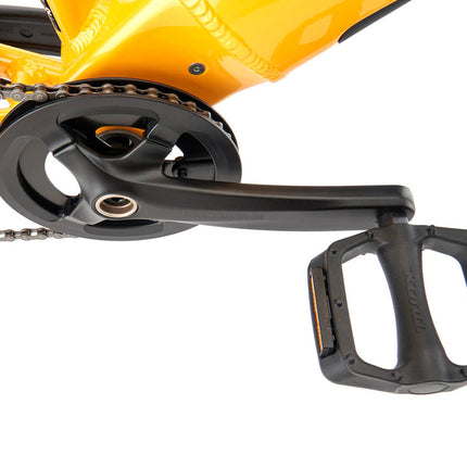 Sähköpyörä Kona Coco HD, kiiltävä metallinkeltainen (S)